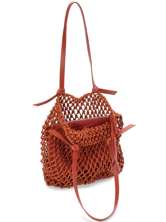 Zara Handbags - Zara macrame tote bag